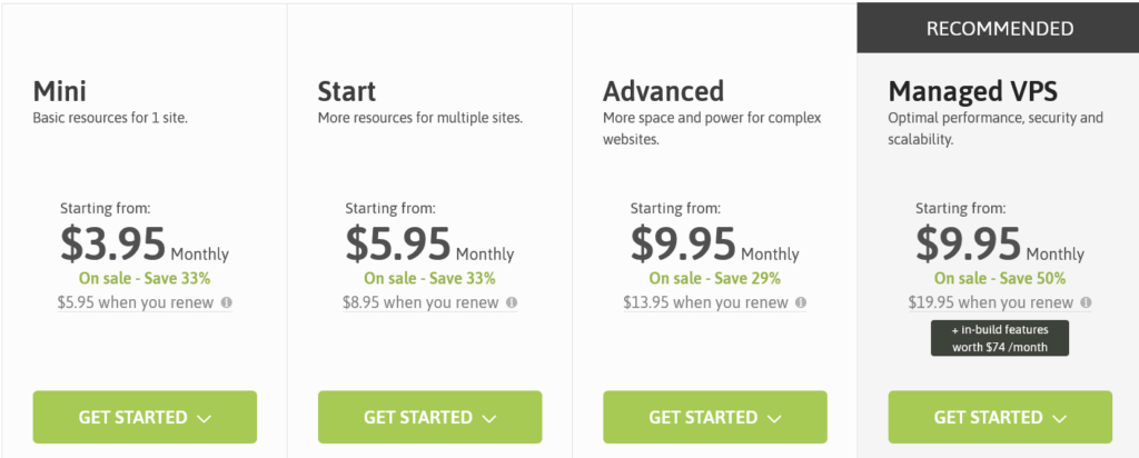 Scalahosting shared Hosting