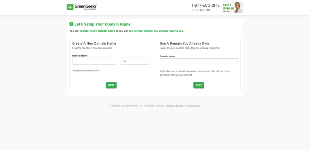 choose your domain name